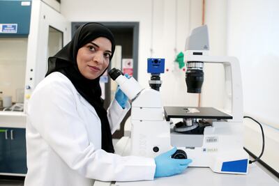 Prof Habiba Al Safar, dean of the College of Medical and Health Sciences at Khalifa University in Abu Dhabi, said the project was the largest genetic study in the region. Christopher Pike / The National