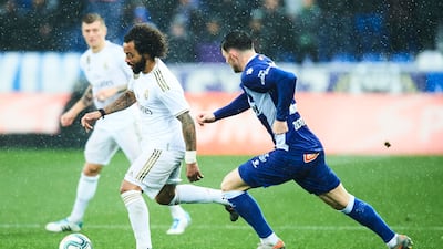 Marcelo's Real won another La Liga in 2019-20. Getty