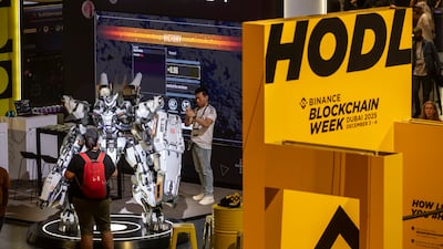 The Binance Blockchain Week 2025 in Dubai. The crypto market is regaining its footing after a prolonged sell-off. Antonie Robertson / The National