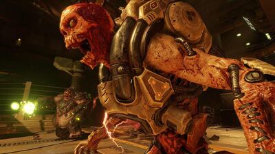 In Doom, demons emerge from interdimensional holes. Bethesda Softworks via AP Photo