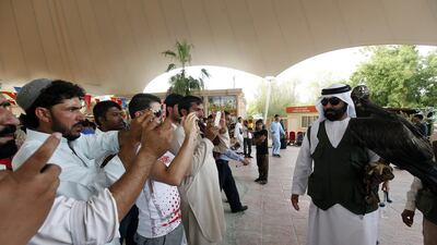 More than a million people visit Al Ain Zoo every year. It has always been a conservation project and not just a zoo, says the facility’s director general, Ghanim Al Hajeri. Satish Kumar / The National