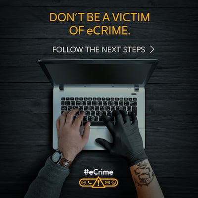 Dubai Police regularly issue warnings over online fraudsters. Photo: Dubai Police