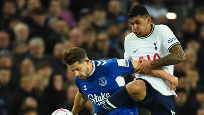 Cristian Romero - 7. Regularly joined the attack as Spurs sought to make their numerical advantage count in the second half. His foray forward paid dividends as he won the penalty for Kane to open the scoring. Picked up his customary yellow card in the 79th minute. AFP