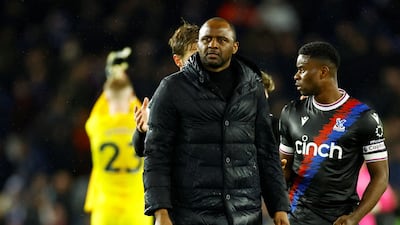 Crystal Palace are yet to win a match in 2023 under Patrick Vieira. A run of 12 games without a win has cost the Frenchman his job. PA
