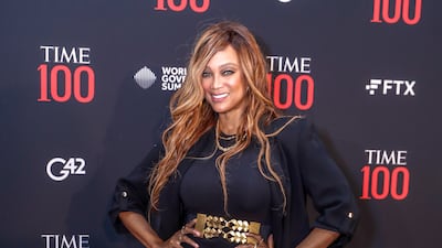 Americal model Tyra Banks.