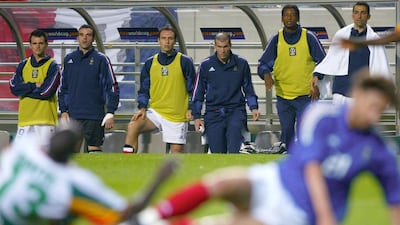 His career was also marked by low points, such as when France were beaten by Senegal in a group game at the 2002 World Cup. Getty Images