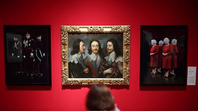 A painting of Charles I by Flemish artist Anthony van Dyck. AFP