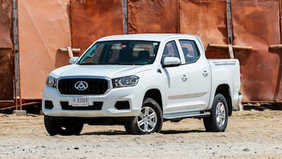 The Maxus T60 in Abu Dhabi. Victor Besa / The National