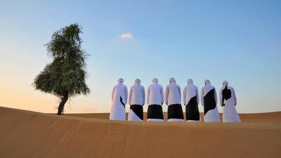 Hamad Al Falasi's Part No Apart is one of the artworks in the exhibition A Public Privacy, which opens on March 9. Courtesy Ductac