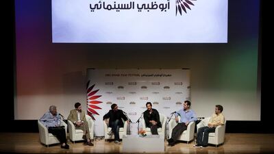 A panel at the Abu Dhabi Film Festival 2013. This year's line-up includes classic films from the 1960s. Lee Hoagland / The National