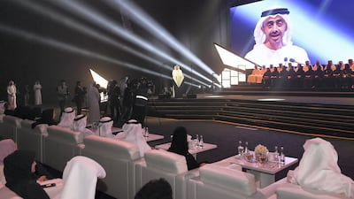 Sheikh Abdullah bin Zayed,Minister of Foreign Affairs and International Cooperation of the UAE, addresses graduates. WAM