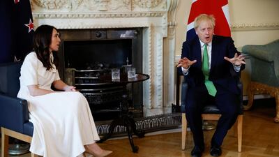 On Friday, British Prime Minister Boris Johnson welcomed New Zealand Prime Minister Jacinda Ardern to Downing Street, in London. Reuters