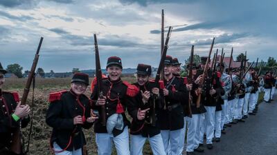 The event attracts participants from all over the globe. Olivier Hoslet / EPA