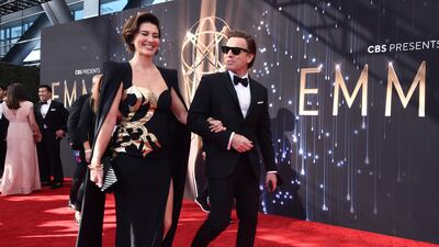 Mary Elizabeth Winstead, in Zuhair Murad, and Ewan McGregor. AP