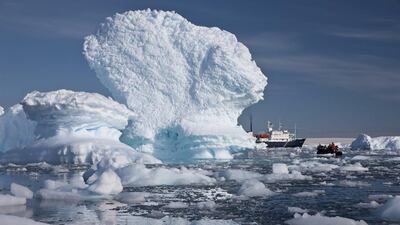 Could icebergs from Antarctica be part of the solution for long-term water security in the Arabian Gulf? Photo courtesy of Aurora Expeditions