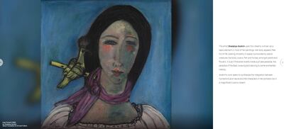 On the foundation's profile on Google Arts & Culture there are images of artworks that users can inspect closer using the zoom tool. Courtesy Atassi Foundation for Art and Culture