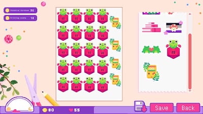 Customer stories unfold through repeat orders in Sticky Business as players develop their own online sticker shop. Photo: Spellgarden Games