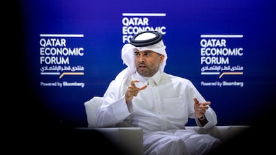 Qatar Airways chief executive Badr Al Meer at the Qatar Economic Forum in Doha. Getty Images