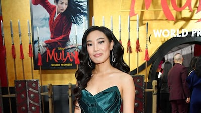 Xana Tang at the world premiere of Disney's 'Mulan' at the Dolby Theatre in Hollywood on March 9, 2020. AFP