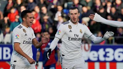 Welshman Gareth Bale scored Real Madrid's only goal against Huesca on Sunday. Reuters