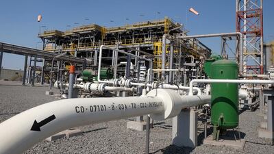 Abu Dhabi has started up the world’s first fully commercial carbon-capture steel project, the Al Reyadah Abu Dhabi Carbon Capture Company. Delores Johnson / The National