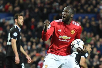 Manchester United's Belgian striker Romelu Lukaku is in good form. Oli Scarff / AFP Photo