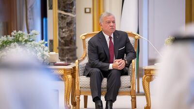 King Abdullah during a state visit to the UAE in November last year. UAE Presidential Court