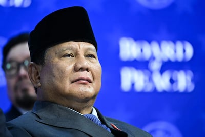 Indonesia's President Prabowo Subianto, pictured in January. AFP