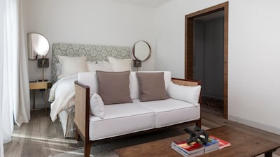 The master bedroom