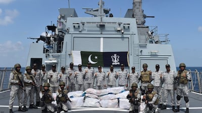File photo of Pakistan Navy ship Yarmook. Photo: Pakistan Navy