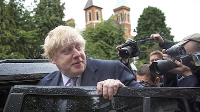 Former London mayor Boris Johnson, a proponent of Britain leaving the European Union and a frontrunner to succeed David Cameron as prime minister, leaves his home in London on June 27, 2016. Jack Taylor / Getty Images