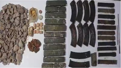 A still from a video released by the Jordanian Ministry of Government Communication relating to a drone and missile plot against kingdom. Photo: Ministry of Government Communication - Jordan