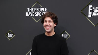 David Dobrik arrives at the 2019 People's Choice Awards in Santa Monica, California, on Sunday, November 10, 2019. Reuters