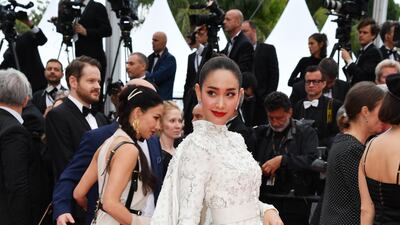 Min Pechaya attends the screening of 'A Hidden Life' during the Cannes Film Festival on May 19, 2019. Getty Images