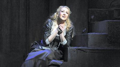 Irina Lungu as Marguerite in ‘Faust’ at London’s Royal Opera House this year. Getty Images