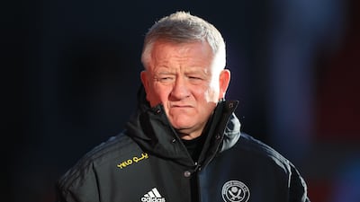 New Sheffield United manager Chris Wilder, who takes on Liverpool on Wednesday night in his first game in charge. PA