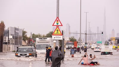 Dubai experienced its highest volume of rainfall in 75 years after a storm hit the UAE. Antonie Robertson/The National