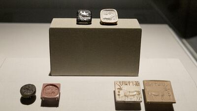 'Flood Tablet', clay, 700 - 600 BCE, Iraq. Mona Al-Marzooqi / The National