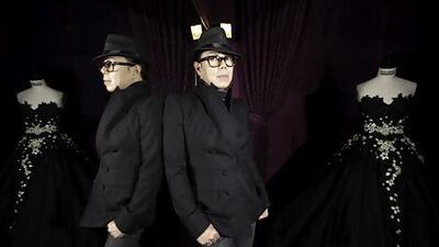 Haute couture designer Ezra pose for a portrait at his shop. Jaime Puebla / The National