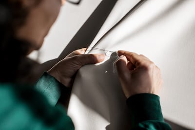 Repairs made by hand at the brand's factory. Photo: Loro Piana