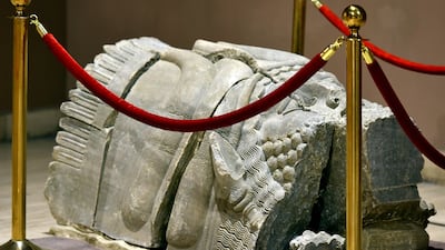 The lamassu's head has been in the Iraq Museum since it was found during a smuggling operation in the 1990s. Photo: Osama Shukir Muhammed Amin