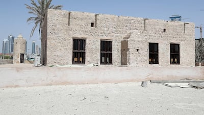 Al Aqroubi Mosque was built by an Emirati pearl diver and is situated in a former pearl diving village: Al Khan. Pawan Singh / The National