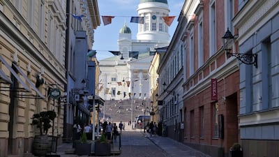 Helsinki. In Finland, the 10th most cashless country, 98 per cent of the population own a debit card and 63 per cent own a credit card.