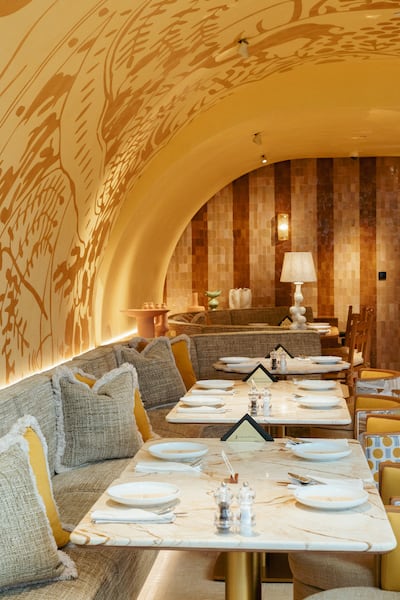 The decor at Somewhere pays homage to Abu Dhabi. Photo: Independent Food Company