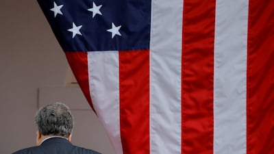 US Attorney General William Barr walks away after US President Donald Trump held an event to announce his nominee of Court of Appeals for the Seventh Circuit Judge Amy Coney Barrett. Reuters
