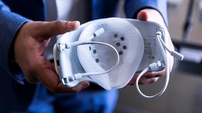 At Dh699, the LG Puricare wearable air purifier mask is the most expensive in the UAE.