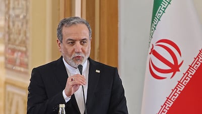 Abbas Araghchi was dropped from his Davos appearance following the massacre of civilians. AFP