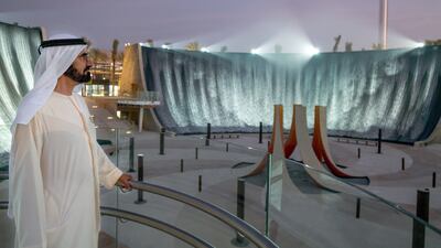 Sheikh Mohammed bin Rashid, Vice President and Prime Minister of the UAE and Ruler of Dubai, reviews final preparations for Expo 2020 Dubai with one month to go before the grand opening. Photo: Dubai Government Media Office