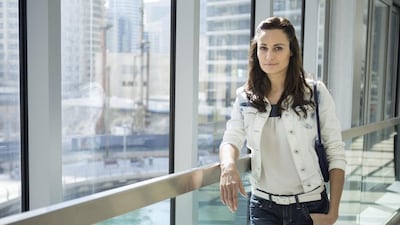 Marina Vatina and her husband were the victims of theft while at Bounce Dubai. Reem Mohammed / The National