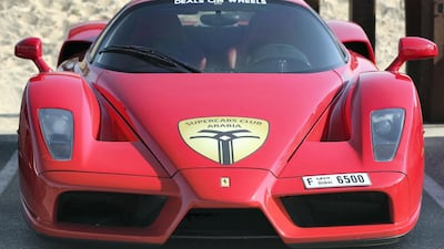 A Ferrari Enzo. Chris Whiteoak / The National